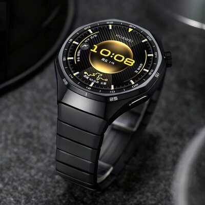 Brazalete de titanio Ricardo Crévacol (para Huawei Watch GT 6 Pro), QuickFit, Black