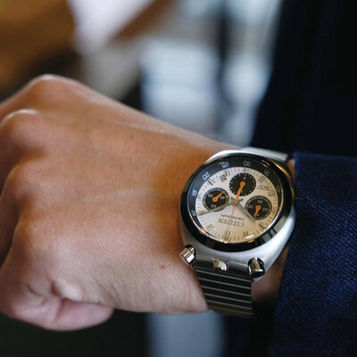 Citizen Sports Bullhead Challenge Timer Tsuno Quartz Chronograph AN3660-81A