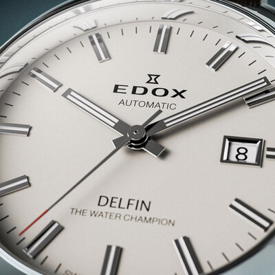 Edox Delfin The Original 1961 Automatic 80143-3m-ain Delfin re-edition 65th Anniversary Limited Edition 265pcs (+ correa de repuesto)