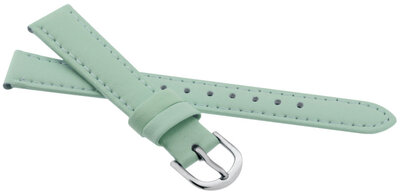 Correa de piel sintética JVD RJ7148.26 14mm, verde
