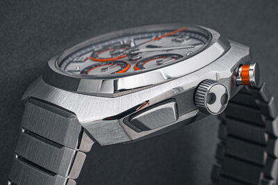 Robot Robotic One Silver 2501ST01 Automatic Chronograph (+ correa de repuesto)