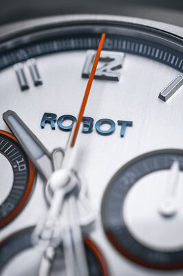 Robot Robotic One Silver 2501ST01 Automatic Chronograph (+ correa de repuesto)