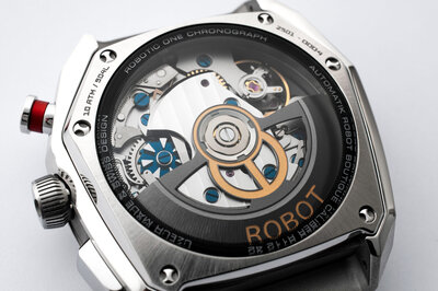 Robot Robotic One Silver 2501ST01 Automatic Chronograph (+ correa de repuesto)