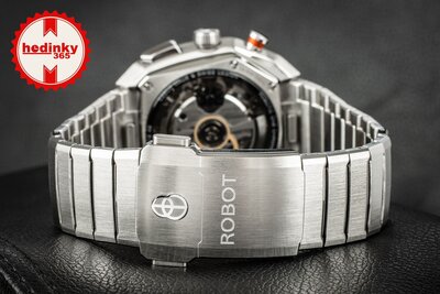 Robot Robotic One Silver 2501ST01 Automatic Chronograph (+ correa de repuesto)