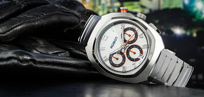 Robot Robotic One Silver 2501ST01 Automatic Chronograph (+ correa de repuesto)