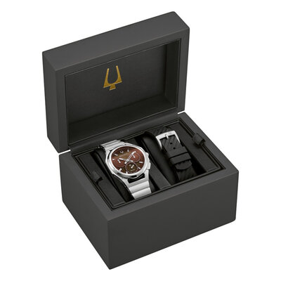 Bulova Curv Quartz 96K117 (+ correa de repuesto)
