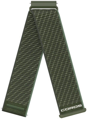 Correa de nailon Coros (pro Apex 4 46mm, Nomad), verde, Quick Release