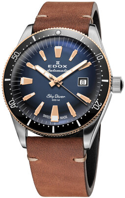 Edox SkyDiver Automatic Date 80126-357RNM-BUIDR Limited Edition (+ correa de repuesto)