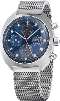 Edox Sportsman Automatic 01132-3BU-BUGN Fangio Limited Edition 115pcs (+ correa de repuesto)