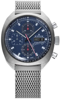Edox Sportsman Automatic 01132-3BU-BUGN Fangio Limited Edition 115pcs (+ correa de repuesto)