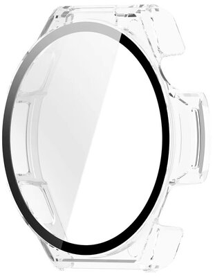 Funda protectora (pro Amazfit Balance Ultra), plástico, transparente + cristal