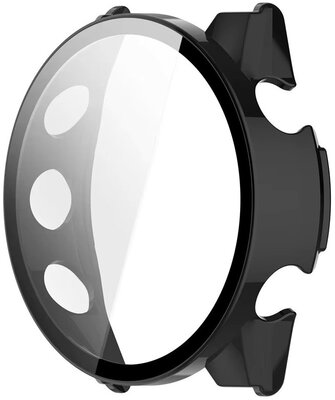 Funda protectora (pro Garmin Forerunner 70/170), plástico, negro + cristal
