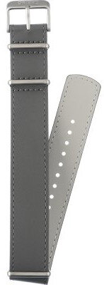 Correa de piel Orient UL00N014J0 20mm (para el modelo RA-AC0Q), gris, NATO