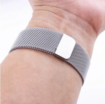 brazalete de acero inoxidable Ricardo Champoluc 20mm, Silver, QuickFit