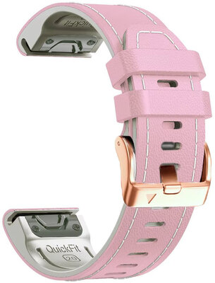 Correa de cuero Ricardo Sansicario 20mm, Pink, QuickFit