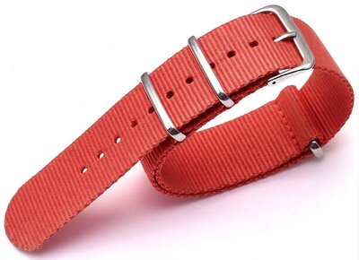 Correa de nailon Ricardo Kronplatz, rojo V2, NATO