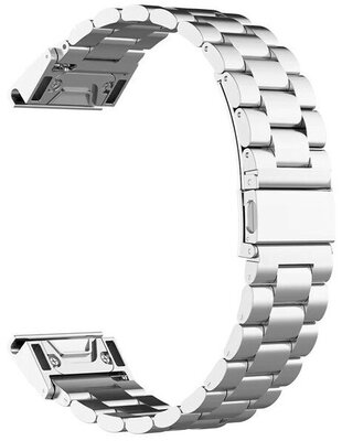 Brazalete de acero inoxidable Ricardo Tiorre 22mm, Silver, QuickFit