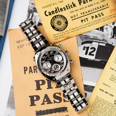 Bulova Archive Series "Shelby" Racer Chronograph Quartz 96K118 Limited Edition 9999pcs (+ correa de repuesto)