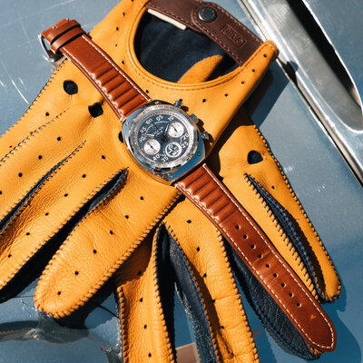 Bulova Archive Series "Shelby" Racer Chronograph Quartz 96K118 Limited Edition 9999pcs (+ correa de repuesto)