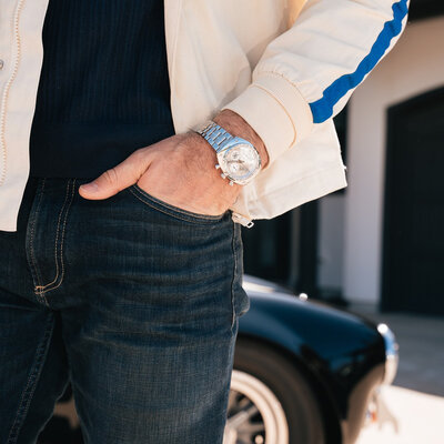 Bulova Archive Series "Shelby" Racer Chronograph Quartz 96K118 Limited Edition 9999pcs (+ correa de repuesto)