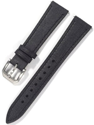 Correa de piel Ricardo Adria premium 20mm, Black, Quick Release