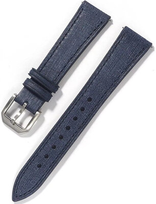 Correa de piel Ricardo Adria premium 20mm, Blue, Quick Release