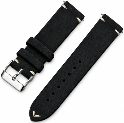 correa de cuero Ricardo Alba premium, Black, Quick Release