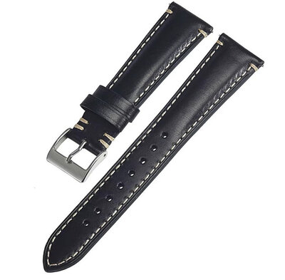 correa de cuero Ricardo Aosta premium, Black, Quick Release