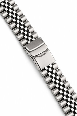 Pulsera de acero Ricardo Jesolo premium 22mm (pro Seiko 5 Sports SRPD series), Silver