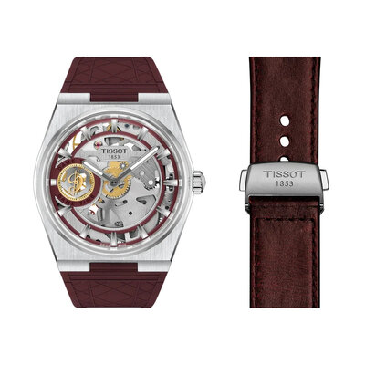 Tissot PRX Skeleton Automatic T137.405.17.371.00 Damian Lillard Limited Edition 1999pcs (+ correas de repuesto)