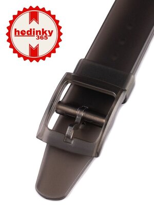 Correa de mujer de plástico ahumado mate para relojes SWATCH-BLACK-MATT