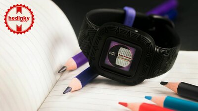Correa de plástico Garmin (para Vívofit junior 3), negro, Marvel, Black Panther, 010-12666-40