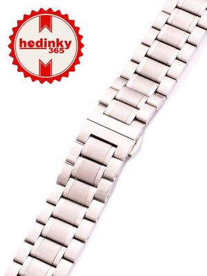 Pulsera de acero plateada LUX-04