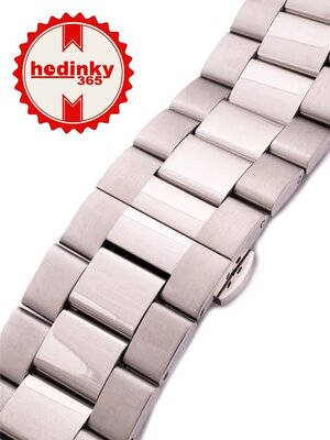 Pulsera de acero plateada LUX-06