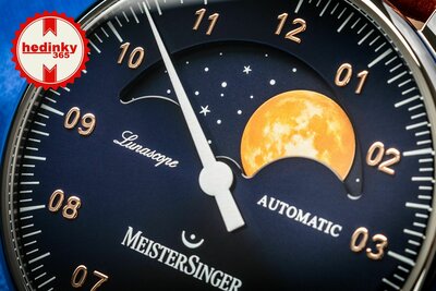 MeisterSinger Lunascope Automatic Moon Phase Date LS908G_SG03