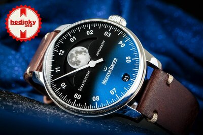 MeisterSinger Stratoscope Automatic Moon Phase Date ST982_SVSL02