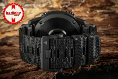 Garmin Tactix 7 PRO Solar Sapphire Black Nylon Band (+ correa extra)