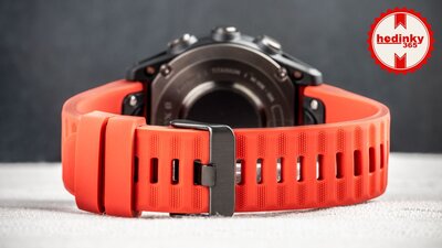 Correa de silicona Ricardo 20mm (para Garmin Fenix 8/7S/6S (43mm), etc.), rojo, QuickFit