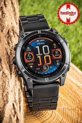 Brazalete de acero inoxidable Ricardo 26mm (para Garmin Fenix 8/7X/6X (51mm), Tactix, etc.), negro V1, QuickFit