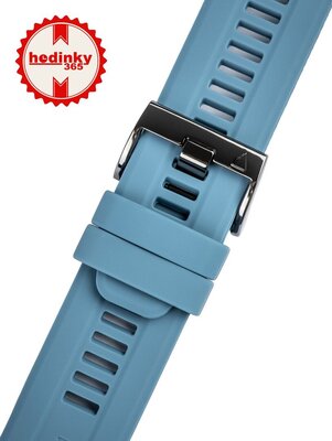 Correa de silicona Ricardo 26mm (para Garmin Fenix 8/7X/6X (51mm), Tactix etc.), azul V1, QuickFit