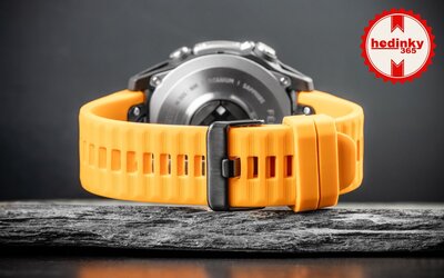 Correa de silicona Ricardo 22mm (para Garmin Fenix 8/7/6 (47mm), Epix 2 etc.), naranja V1, QuickFit