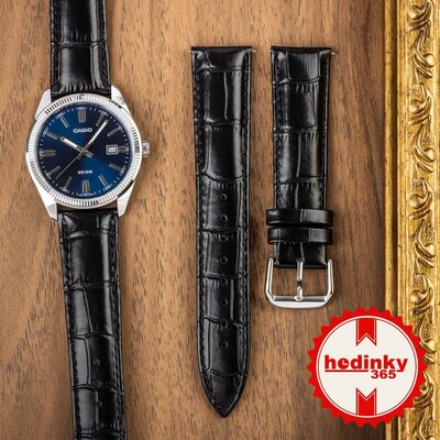 correa de cuero Ricardo Todi, negra