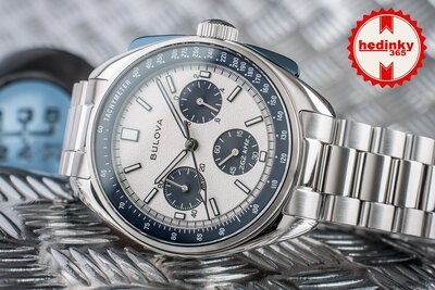 Bulova Lunar Pilot Quartz Chronograph 98K112 (+ correa de repuesto)