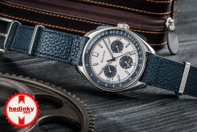 Bulova Lunar Pilot Quartz Chronograph 98K112 (+ correa de repuesto)