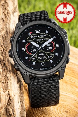Correa de nailon Ricardo 26mm (para Garmin Fenix 8/7X/6X (51mm), Tactix etc.), negra, pasante