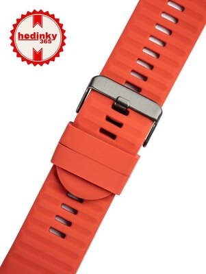 Correa de silicona Ricardo 26mm (para Garmin Fenix 8/7X/6X (51mm), Tactix etc.), rojo V1, QuickFit