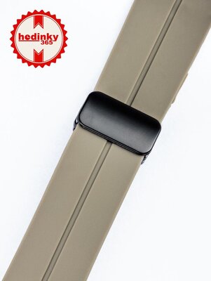 Correa de silicona Ricardo 22mm (para Huawei Watch GT 4, 5), gris V2, cierre rápido
