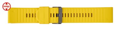 Correa de silicona Ricardo 26mm (pro Garmin Fenix 8/7X/6X (51mm), Tactix aj.), amarillo V2, QuickFit